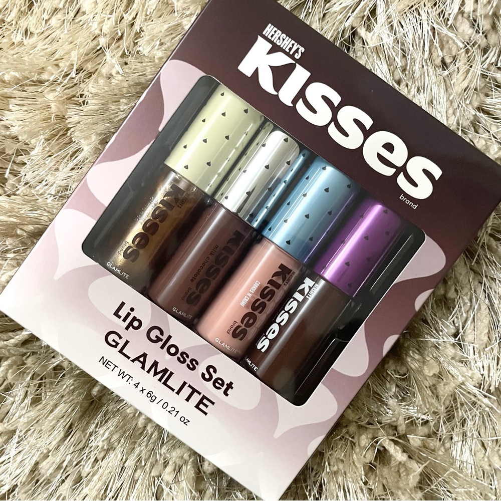 HERSHEY'S KISSES X GLAMLITE LIP GLOSS SET